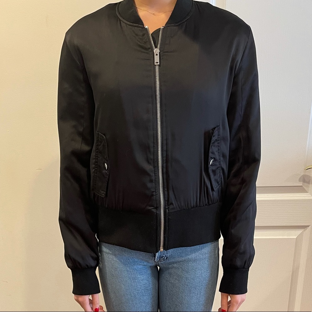 Zara Basic Collection Bomber Jacket - image 1
